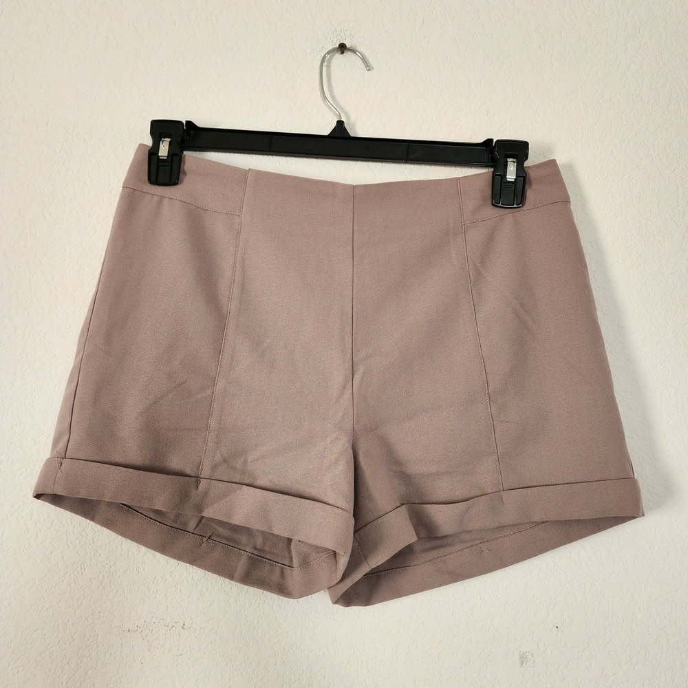 Sweet Rain Y2K High Waist Beige Shorts Size Juniors Large